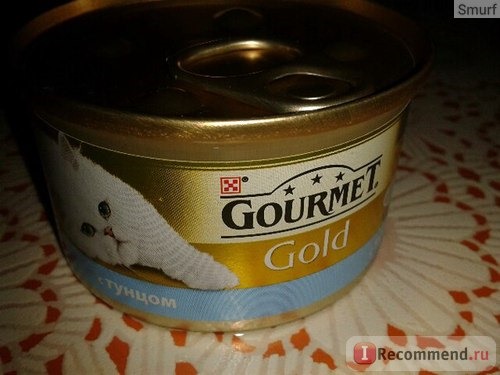 Корм для кошек Gourmet Gold (консервы) с уткой, морковью и шпинатом фото