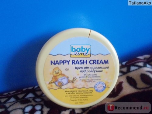 Крем под подгузник Babyline Nappy Rash Cream фото