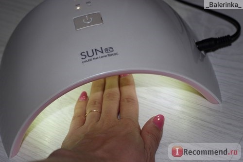 LED лампа для полимеризации гель-лака Aliexpress 2016 New SUNUV SUN9S SUN9C Nail Dryer Machine 24W White Light Profession LED UV Lamp For Nail Polish Gel Nail Art Tools VS Abody фото