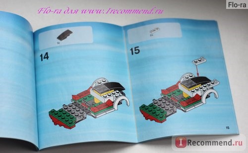 Lego City Гоночный автомобиль. Инструкция. 