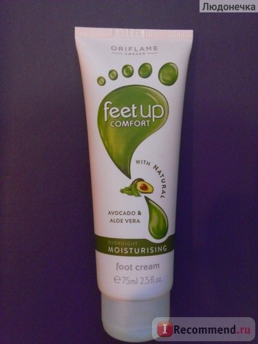 Крем для ног Oriflame Ночной увлажняющий Feet Up Comfort фото