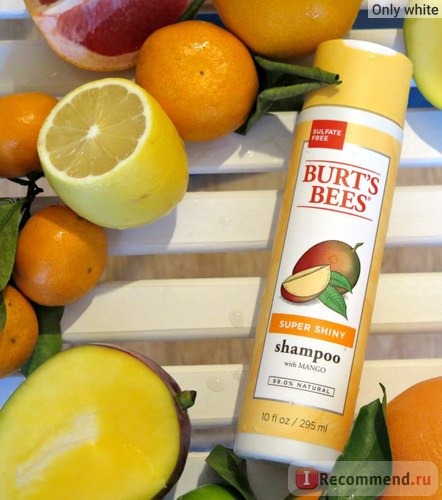 Шампунь Burt's Bees Super Shiny Shampoo, with Mango фото