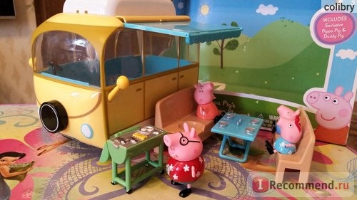 Peppa Pig Family Campervan Трейлер Свинка Пеппа. Набор 