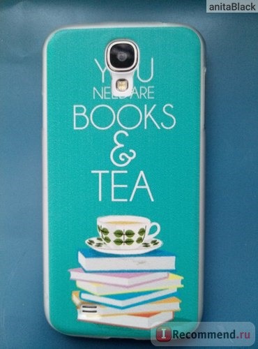 Чехол для смартфона Aliexpress Need books and tea Transprent Hard Case Cover for Samsung Galaxy S4 I9500 фото