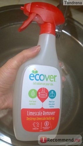 Спрей для удаления известкового налета Ecover Limescale remover фото