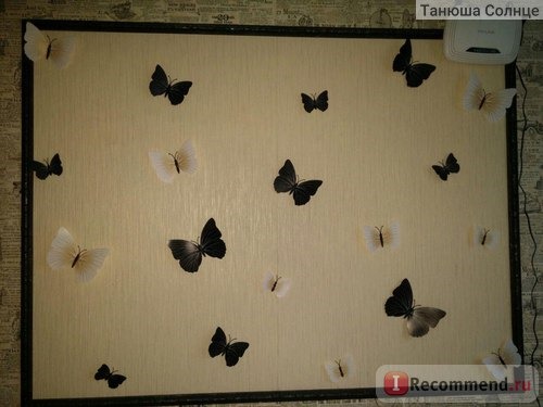 Бабочки на магнитах Butterfly Sticker 3D Art Design фото