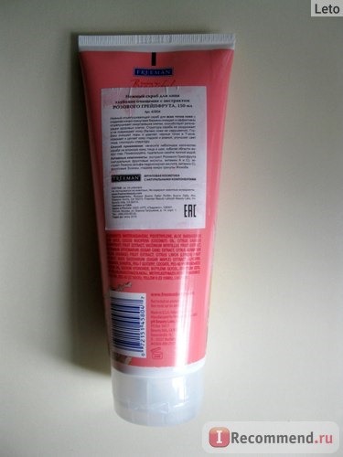 Скраб для лица Freeman Facial Exfoliating Scrub Pink Grapefruit фото