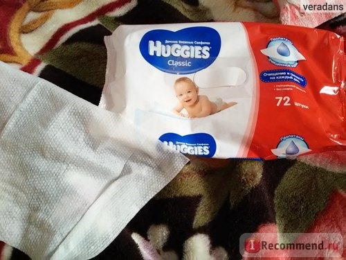  Влажные салфетки Huggies Classic фото