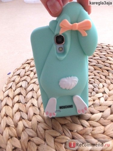 Чехол для мобильного телефона Aliexpress Luxury Fashion Cartoon 3D Moschinoe Bunny case Rabito Rabbit Silicon Case Cover For iPhone 4 4s 5 5s without retail package фото