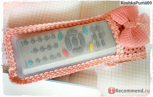 Чехол для пульта Ebay DustProof Butterfly Cloth TV Remote Control Anti Dust Bag Home Decor фото