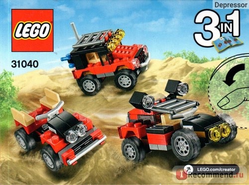 Lego Creator 31040 Гонки в пустыне фото