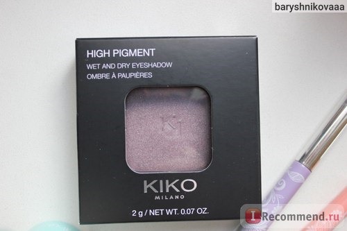 Тени для век KIKO HIGH PIGMENT WET AND DRY EYESHADOW фото