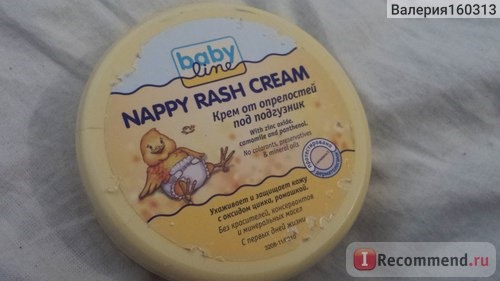 Крем под подгузник Babyline Nappy Rash Cream фото