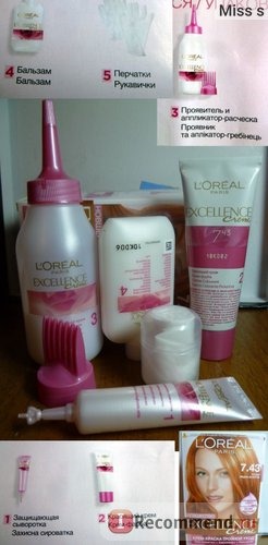 Краска для волос L'OREAL EXCELLENCE Creme Стойкая фото