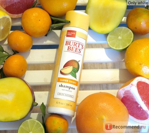 Шампунь Burt's Bees Super Shiny Shampoo, with Mango фото