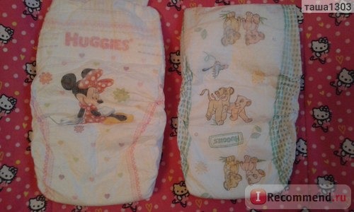 в сравнении с Huggies Classic. перед