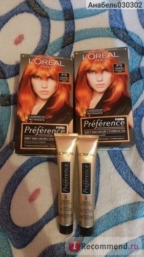 Краска для волос L'OREAL Preference Feria фото