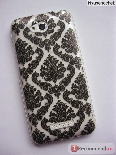 Чехол для мобильного телефона Aliexpress Vintage Black &White Paisley Flower Hard Floral Plastic Cases Skin Cover For HTC Desire 616 D616W фото