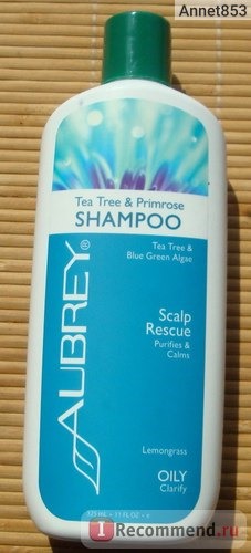 Шампунь Aubrey Organics Scalp Rescue Shampoo, Tea Tree & Primrose фото