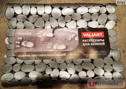 Коврик для ванны противоскользящий 70*36 см Silver Coast VALIANT фото