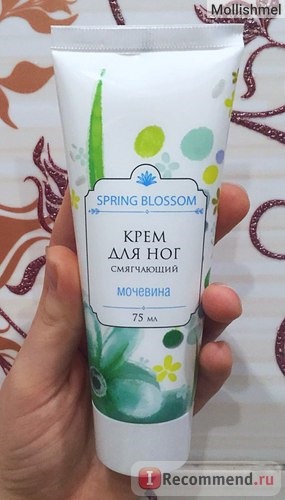 Крем для ног SPRING BLOSSOM смягчающий мочевина фото