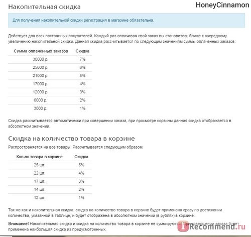 korea cosmetics - накопительная система скидок