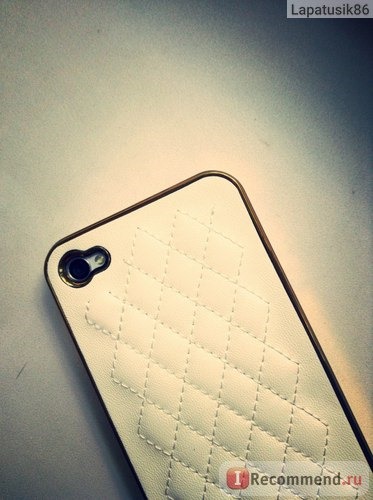 Чехол для мобильного телефона Aliexpress Luxury PU Leather Case for Apple iPhone 4 4S / 5 5S Soft Grid Pattern Back Skin Cover фото