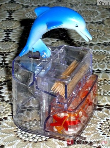 Держатель для зубочисток Aliexpress Free shipping practical Dolphin automatic toothpick box toothpick tube acrylic fashion houselinen фото