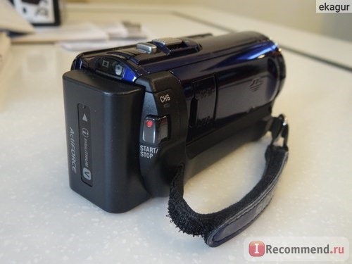 Sony HDR-CX110E вид с другой стороны