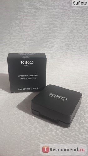 Тени для век KIKO Long-lasting wet & dry use eyeshadow фото