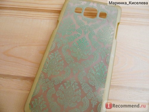 Чехол для мобильного телефона Aliexpress For Samsung Galaxy A3 A3000/A5 New Rubberized Retro Damask Pattern Engraved Matte Case pc filp Cover with+free protective film фото