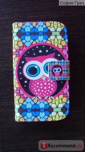 Чехол для мобильного телефона Aliexpress Cute Cartoon Owl Elephant Pattern Luxury Folio Flip Leather cover Case for Samsung Galaxy S Duos S7562 Wallet Cover Funda Capa фото