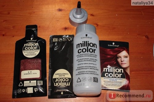 Краска для волос Schwarzkopf Million COLOR фото