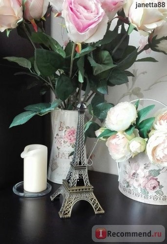 Интерьерное украшение AliExpress Home Decor 15cm Retro Alloy Bronze Tone Paris Eiffel Tower Figurine Statue Model фото