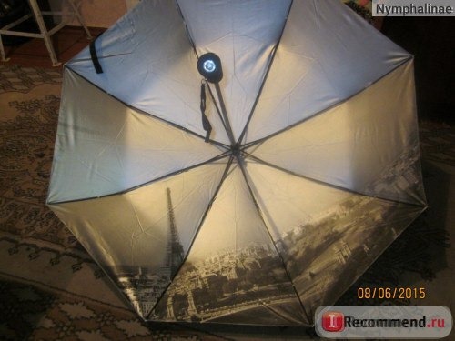 Зонт Aliexpress Free Shipping Special UV sun umbrella with flashlight Eiffel Tower sun shade umbrella automatic umbrella automatic umbrella фото