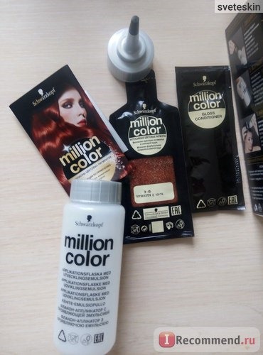 Краска для волос Schwarzkopf Million COLOR фото