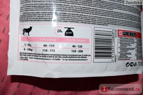 Корм для собак мелких и карликовых пород с Чувствительным Пищеварением Purina Проплан (Pro Plan Small & Mini Adult OPTIDERMA) лосось с рисом фото