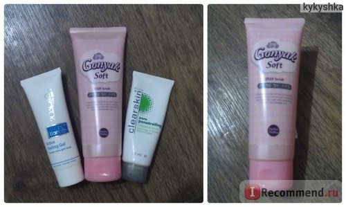 Скраб для лица Holika Holika Gonyak Soft Jelly Scrub фото