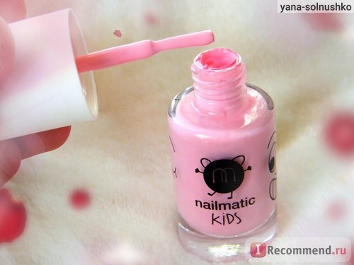 Детский лак для ногтей на водной основе Nailmatic Kids фото