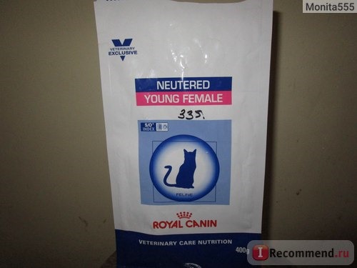 Royal Canin Young Female / Корм для стерилизованных кошек фото