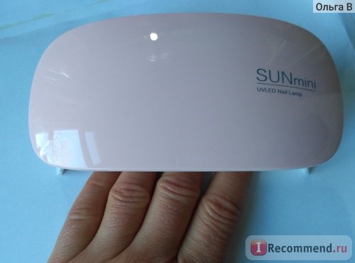 LED лампа для полимеризации гель-лака Aliexpress SUNUV UV LED SUNMINI Portable Nail Dryer Computer Mouse Shape Polish Machine for Curing Nail Gel Art Tools Good Gifts фото