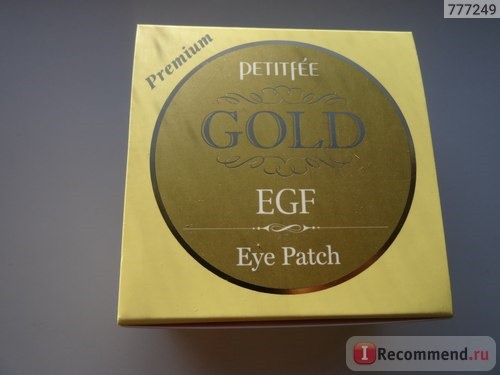 Золотые гидрогелевые патчи патчи под глаза Petitfee, Gold EG. Заказ №38