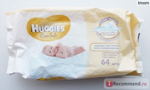 Влажные салфетки Huggies Elite Soft фото