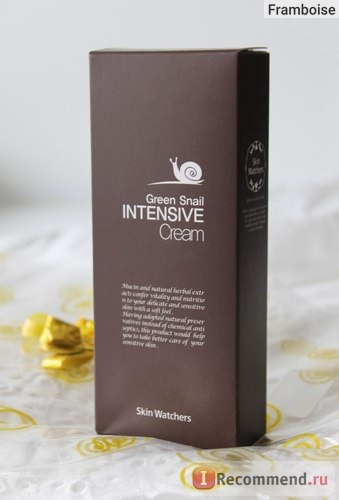 Skin Watchers - Green Snail Intensive Cream.