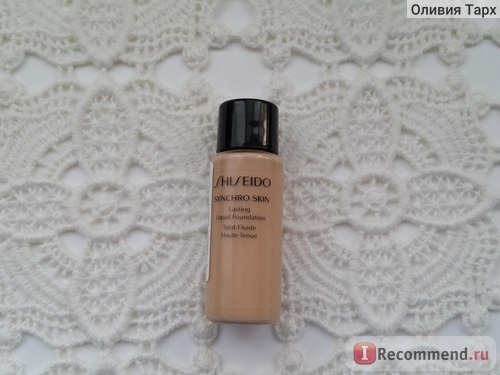 SHISEIDO Synchro Skin Устойчивое тональное средство, 5 мл, миниатюра