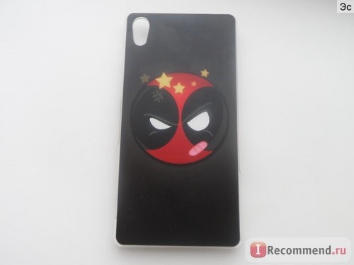 Чехол для мобильного телефона Aliexpress Cartoon Deadpool Logo Pattern hard transparent clear Skin Cover Case for Sony Xperia z2 z3 z4 z5 фото