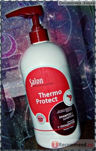 Шампунь ЭЛЬФА Salon professional Thermo Protect с плацентой фото