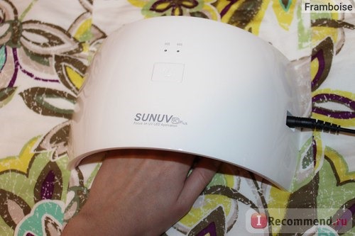 LED лампа для полимеризации гель-лака Aliexpress 2016 New SUNUV SUN9S SUN9C Nail Dryer Machine 24W White Light Profession LED UV Lamp For Nail Polish Gel Nail Art Tools VS Abody фото