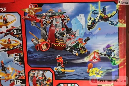 Lego Ninjago REX Вертолет Ронана 70735 фото