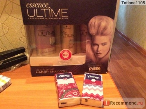 Шампунь Schwarzkopf Essence Ultime Elastin + Volume & Fullness для лишенных объема и тонких волос фото